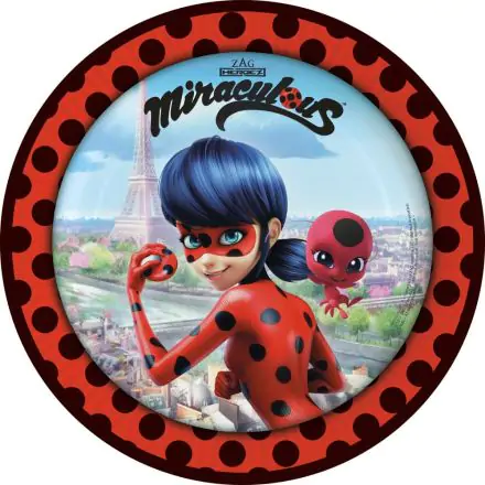 Miraculous Ladybug and Cat Noir Adventures Papirnati tanjuri, pakiranje od 8 komada, 23 cm fotografija proizvoda