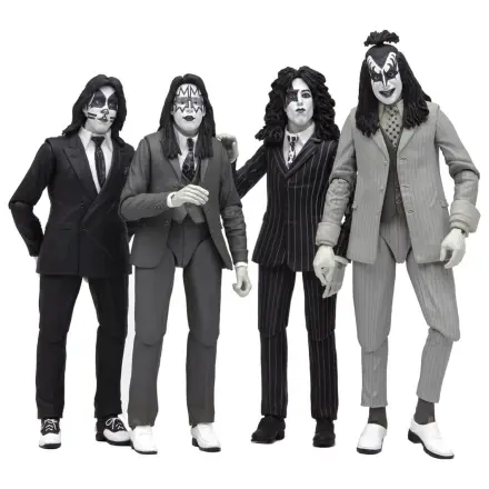 KISS akcijske figure 4-paket Dressed to Kill Album Cover 18 cm fotografija proizvoda