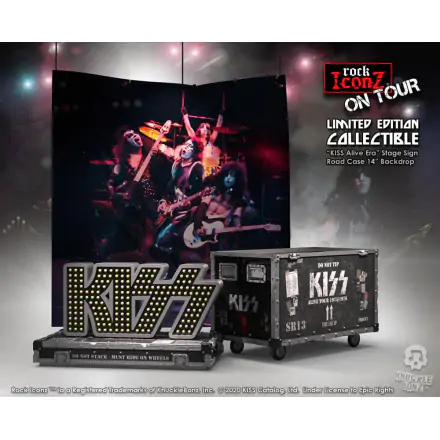 Kiss Rock Ikonz On Tour Road Case kip + Set pozadine pozornice Alive! Tour fotografija proizvoda