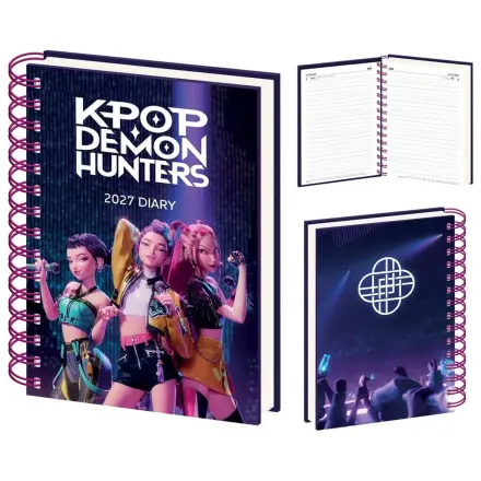 KPop Demon Hunters A5 Spiralni Dnevnik 2027 fotografija proizvoda
