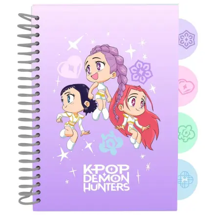 Kpop Demon Hunters Chibi A5 bilježnica fotografija proizvoda