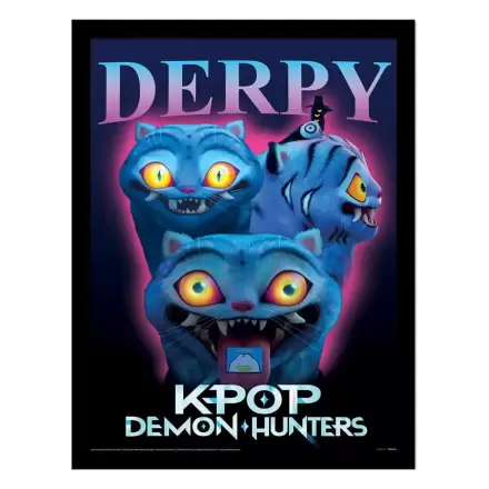 KPop Demon Hunters Collector Print Uokvireni poster Derpy fotografija proizvoda