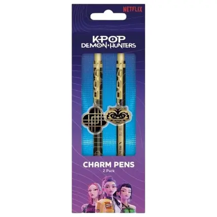 KPop Demon Hunters Kemijske olovke Zlatni 2-paket fotografija proizvoda