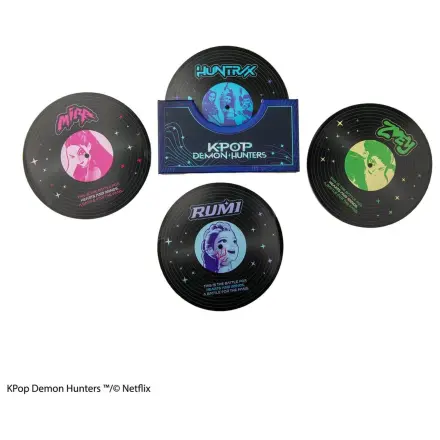 KPop Demon Hunters Set od 4 podmetača Hunters & Demons Soundtrack fotografija proizvoda