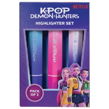 KPop Demon Hunters Highlighters 3-paket Huntr/x fotografija proizvoda