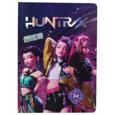 KPop Demon Hunters A5 bilježnica Huntr/x fotografija proizvoda