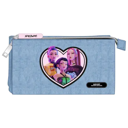 Kpop Demon Hunters Huntrix trostruka pernica fotografija proizvoda