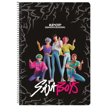 Kpop Demon Hunters Saja Boys A5 bilježnica fotografija proizvoda
