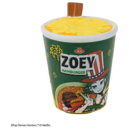 KPop Demon Hunters Squishy antistres figura Zoey Hamburger Noodles fotografija proizvoda