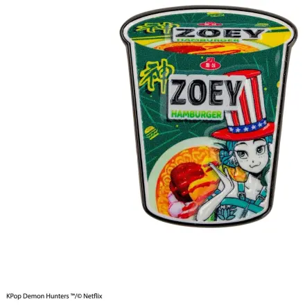 KPop Demon Hunters Pin Zoey Hamburger Rezanci fotografija proizvoda