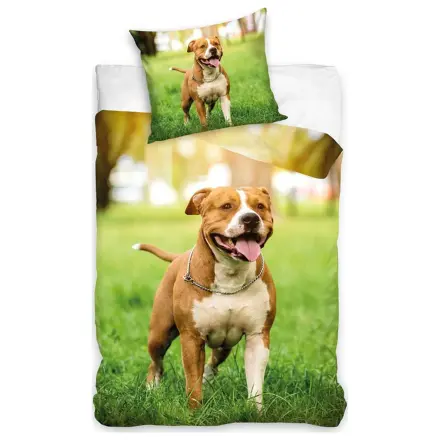 Prekrivač za poplun sa psom Staffordshire fotografija proizvoda