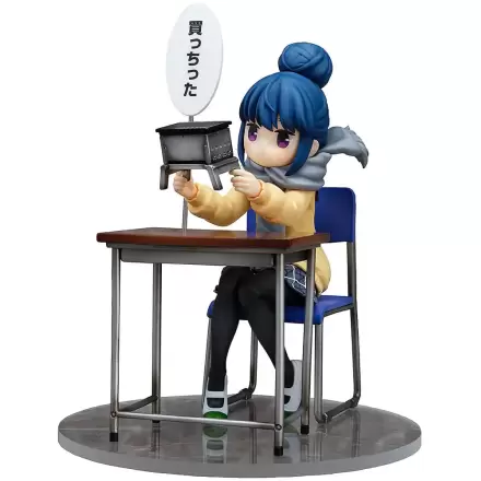 Laid-Back Camp PVC Kip 1/7 Rin Shima: Look What I Bought Ver. 14 cm fotografija proizvoda