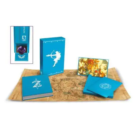 Legend of Zelda Breath of the Wild Art Book Creating A Champion Hero's Edition - Umjetnička knjiga termékfotója