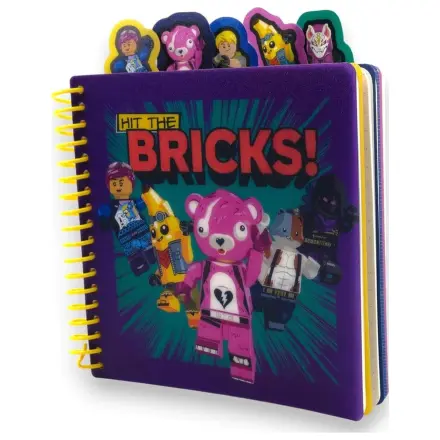 Lego Fortnite bilježnica s pregradama fotografija proizvoda