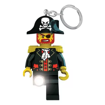 LEGO Iconic Svjetleći privjesak za ključeve Captain Brickbeard 8 cm fotografija proizvoda