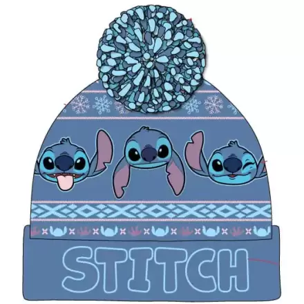 Lilo & Stitch Pom-Pom Pletena Kapa Tamno Plava termékfotója