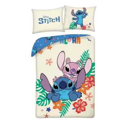 Lilo & Stitch Set navlake za poplun Stitch & Angel Flowers 140 x 200 cm / 70 x 90 cm fotografija proizvoda