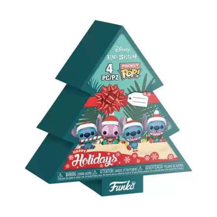 Lilo&Stitch Holiday 2025 Pocket Funko POP! Vinyl figura 4-paket kutija za drvce za blagdane 4 cm fotografija proizvoda