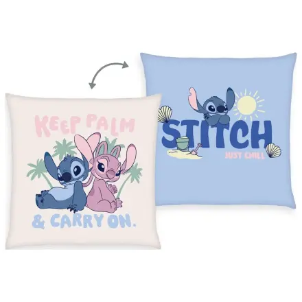 Lilo & Stitch Soft Velboa Jastuk Stitch & Angel Keep Palm & Carry On 40 x 40 cm fotografija proizvoda