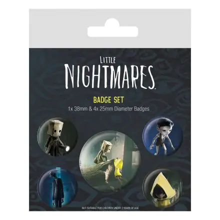 Little Nightmares Pin-Back Gumbi 5-Pack Little Nightmares II termékfotója