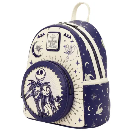 Loungefly Disney Nightmare Before Christmas Jack Skellington & Sally Night Sky ruksak 26cm fotografija proizvoda