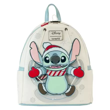 Loungefly Disney Stitch Holiday Snow Angel ruksak sa šljokicama 26 cm fotografija proizvoda