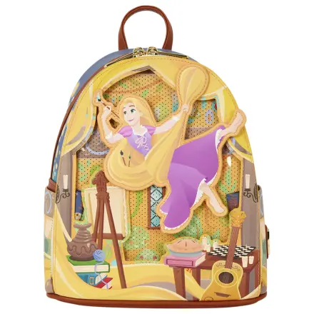 Loungefly Disney Tangled Rapunzel Glow Pin Trader ruksak 26cm fotografija proizvoda