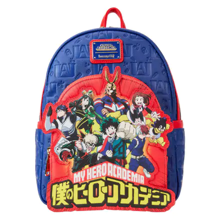 Loungefly My Hero Academia Group reljefni ruksak s logom 26 cm termékfotója