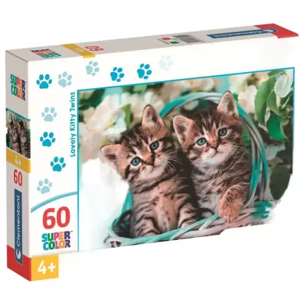 Puzzle Slatki Mačići blizanci 60 kom fotografija proizvoda