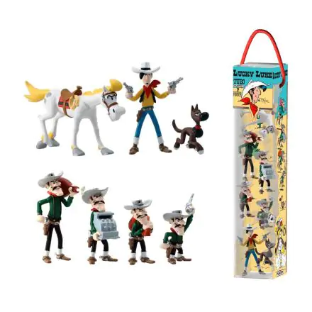 Lucky Luke Set Mini Figura 7 komada Likovi 4 - 10 cm termékfotója