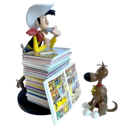 Lucky Luke: Lucky Luke and Rantanplan Stack of Comics kolekcionarska figura fotografija proizvoda