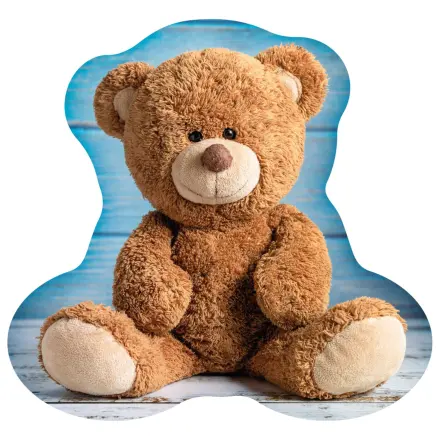 Teddy Blue oblikovani jastuk, dekorativni jastuk fotografija proizvoda
