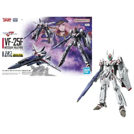 Macross HG 1/100 VF-25F Messiah Valkyrie Alto Custom Model Kit fotografija proizvoda