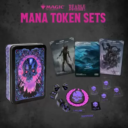 Magic the Gathering set kockica i žetona Black Mana termékfotója