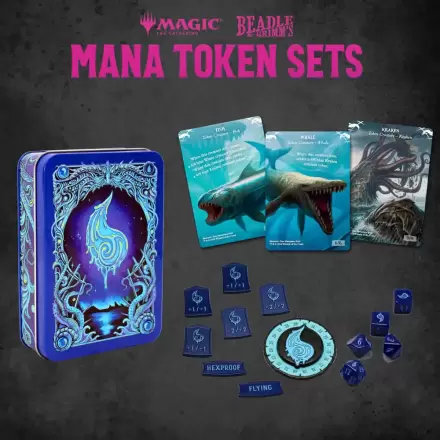 Magic the Gathering Set Kockica i Žetona Plava Mana termékfotója