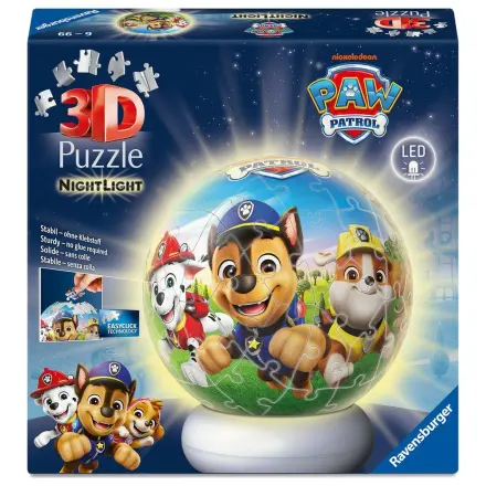 Paw Patrol 3D Nightlight slagalica lopta 74 komada fotografija proizvoda