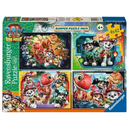 Paw Patrol Dino Movie puzzle 4x42 komada fotografija proizvoda
