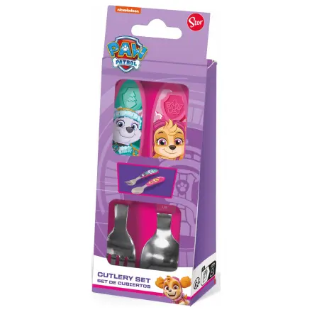 Paw Patrol Girl Superpowers Metal Ergo set pribora za jelo - 2 komada fotografija proizvoda
