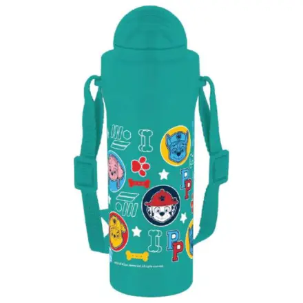 Paw Patrol Heads Plastična boca za vodu sa slamkom i vješalicom 350 ml fotografija proizvoda