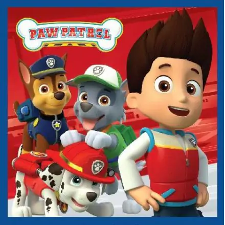 Paw Patrol Magic Ručnik za ruke, Ručnik za lice, Ručnik 30x30cm fotografija proizvoda