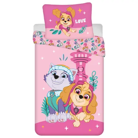 Paw Patrol Pink Love mikrofibra navlaka za poplun fotografija proizvoda
