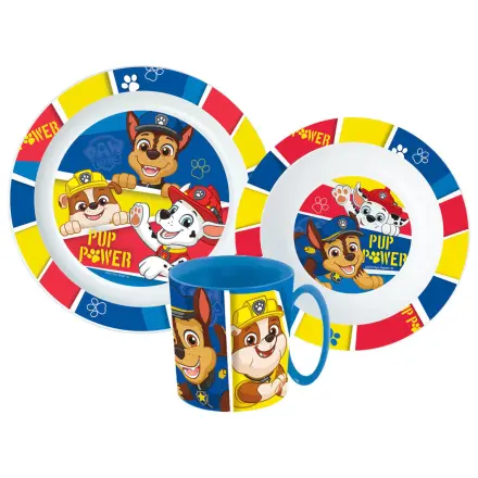 Paw Patrol Pup Power set za jelo, Micro Plastic set s šalicom 350 ml fotografija proizvoda