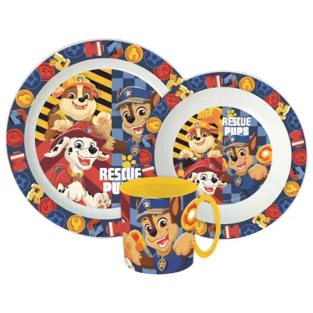 Paw Patrol Rescue Pups Set posuđa za jelo, mikroplastični set s šalicom fotografija proizvoda
