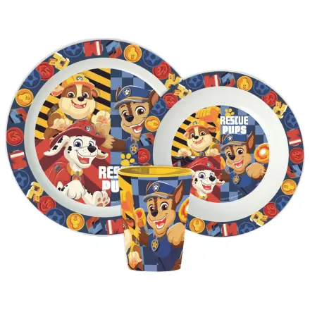 Paw Patrol Rescue Pups set posuđa, Micro Plastic set, s čašom od 260 ml fotografija proizvoda
