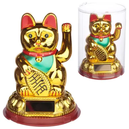 MANEKI-NEKO Solarni prijatelj za sreću 14 cm fotografija proizvoda