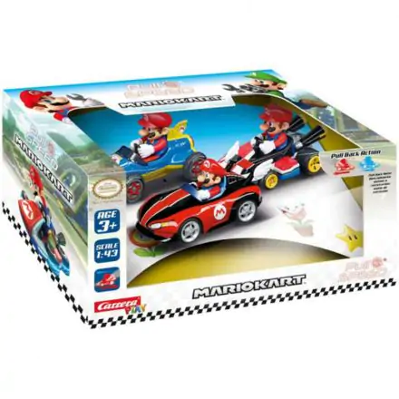 Mario Kart Mario Set za povlačenje s 3 auta fotografija proizvoda