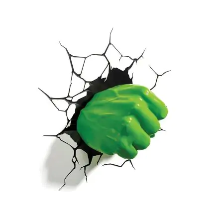 Marvel 3D LED svjetiljka Hulk Fist termékfotója