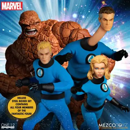 Marvel akcijske figure 1/12 Fantastic Four Deluxe Steel Box Set 16 cm fotografija proizvoda