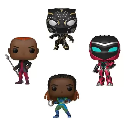 Marvel POP! Movies Vinil Figura 4-Pack Black Panther Wakanda Forever 9 cm fotografija proizvoda