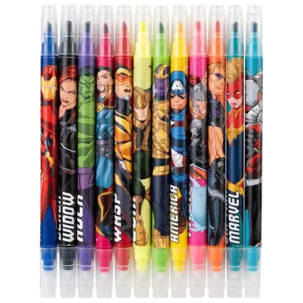 Marvel Avengers pakiranje od 12 izbrisivih flomastera fotografija proizvoda